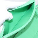 LOUIS VUITTON Taurillon Clemence Zippy Wallet Vertical Green M81549 Auth 198868M-18