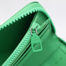 LOUIS VUITTON Taurillon Clemence Zippy Wallet Vertical Green M81549 Auth 198868M-19