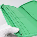 LOUIS VUITTON Taurillon Clemence Zippy Wallet Vertical Green M81549 Auth 198868M-20