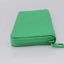 LOUIS VUITTON Taurillon Clemence Zippy Wallet Vertical Green M81549 Auth 198868M-5