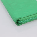 LOUIS VUITTON Taurillon Clemence Zippy Wallet Vertical Green M81549 Auth 198868M-14