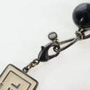 CHANEL Necklace metal Black CC Auth 198872M-10