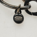 CHANEL Necklace metal Black CC Auth 198872M-11