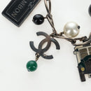 CHANEL Necklace metal Black CC Auth 198872M-3