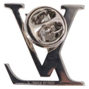 LOUIS VUITTON Brooch metal 3Set Silver M63476 LV Auth 198873V-12