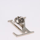 LOUIS VUITTON Brooch metal 3Set Silver M63476 LV Auth 198873V-13