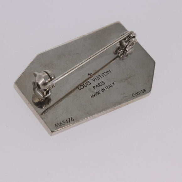 LOUIS VUITTON Brooch metal 3Set Silver M63476 LV Auth 198873V