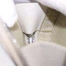 PRADA Shoulder Pouch Saffiano Ivory Silver Auth 198874V-19