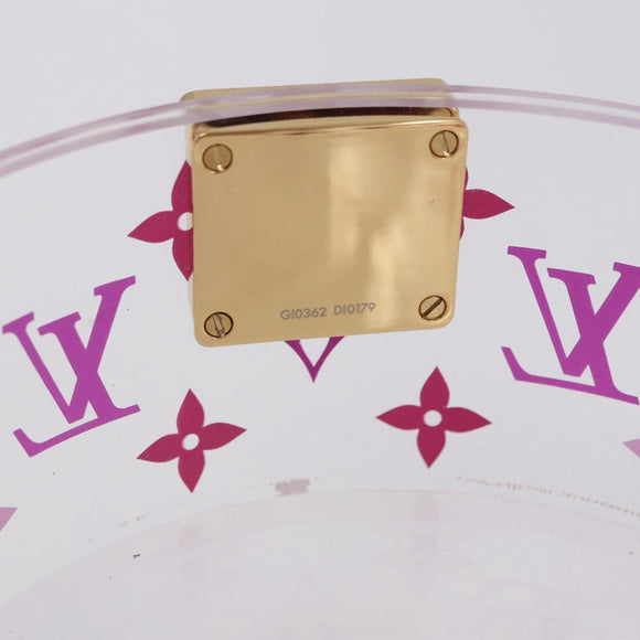 LOUIS VUITTON Monogram Boite Scott Accessory Case Clear GI0362 LV Auth 198876M