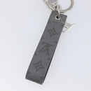 LOUIS VUITTON Monogram Shadow Key Holder Dragonne Gray M82373 LV Auth 198877M-11