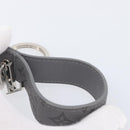 LOUIS VUITTON Monogram Shadow Key Holder Dragonne Gray M82373 LV Auth 198877M-12