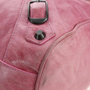 BALENCIAGA Zazigi Hand Bag Leather 2way Pink 128523 Auth 198882V-15