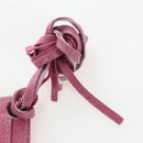 BALENCIAGA Zazigi Hand Bag Leather 2way Pink 128523 Auth 198882V-29
