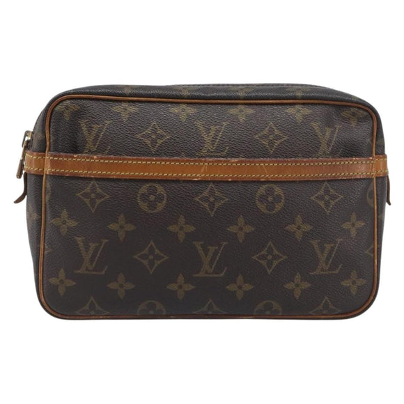 LOUIS VUITTON Monogram Compiegne 23 Clutch Bag M51847 LV Auth 198903