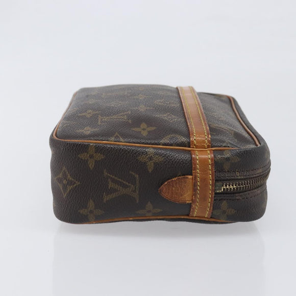 LOUIS VUITTON Monogram Compiegne 23 Clutch Bag M51847 LV Auth 198903
