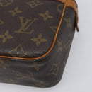 LOUIS VUITTON Monogram Compiegne 23 Clutch Bag M51847 LV Auth 198903-7