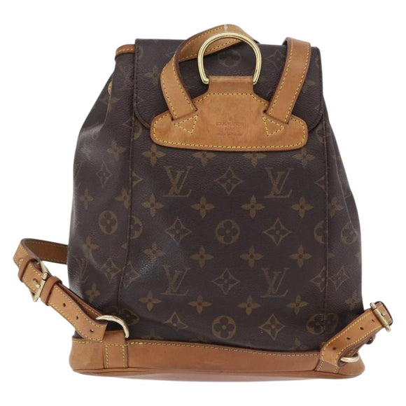 LOUIS VUITTON Monogram Montsouris MM Backpack M51136 LV Auth 198904