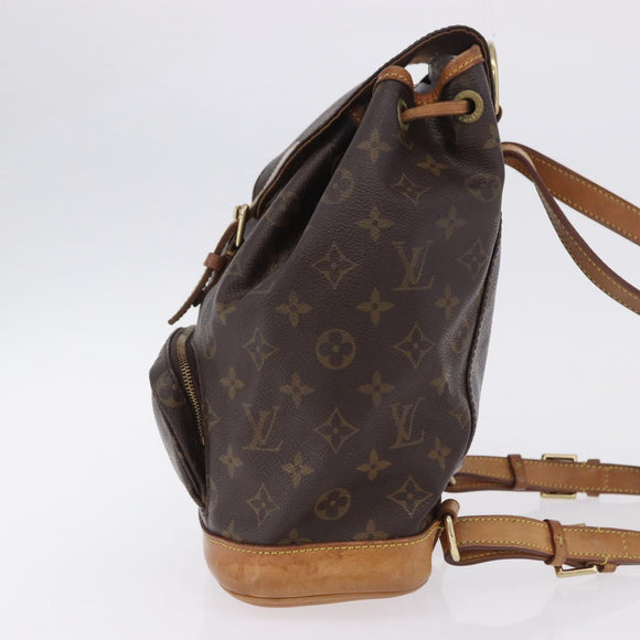 LOUIS VUITTON Monogram Montsouris MM Backpack M51136 LV Auth 198904