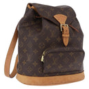 LOUIS VUITTON Monogram Montsouris MM Backpack M51136 LV Auth 198905-1