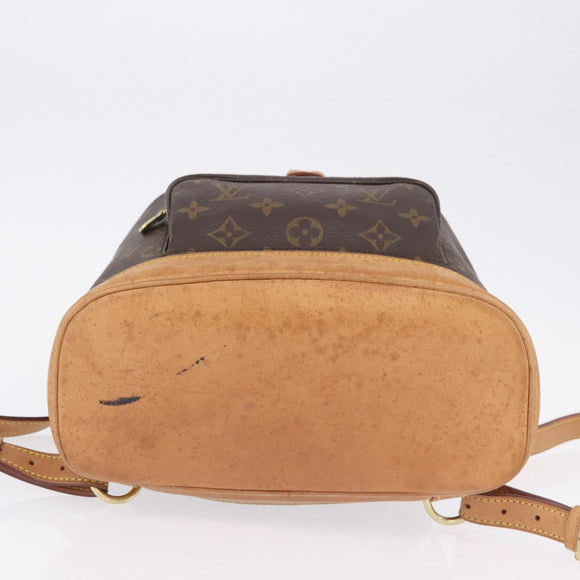 LOUIS VUITTON Monogram Montsouris MM Backpack M51136 LV Auth 198905