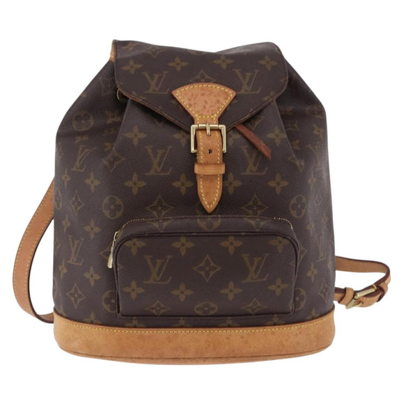 LOUIS VUITTON Monogram Montsouris MM Backpack M51136 LV Auth 198905
