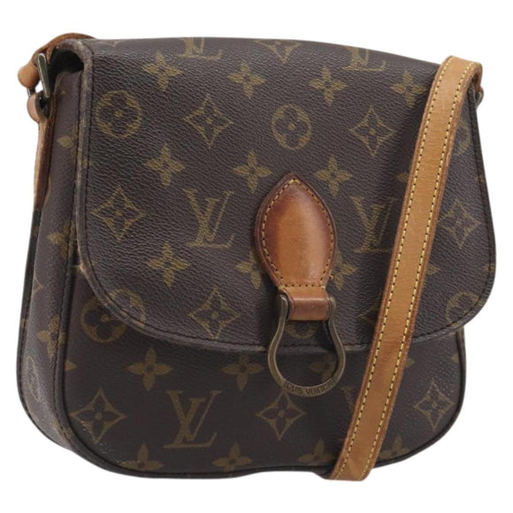 LOUIS VUITTON Monogram Saint Cloud MM Shoulder Bag M51243 LV Auth 198907