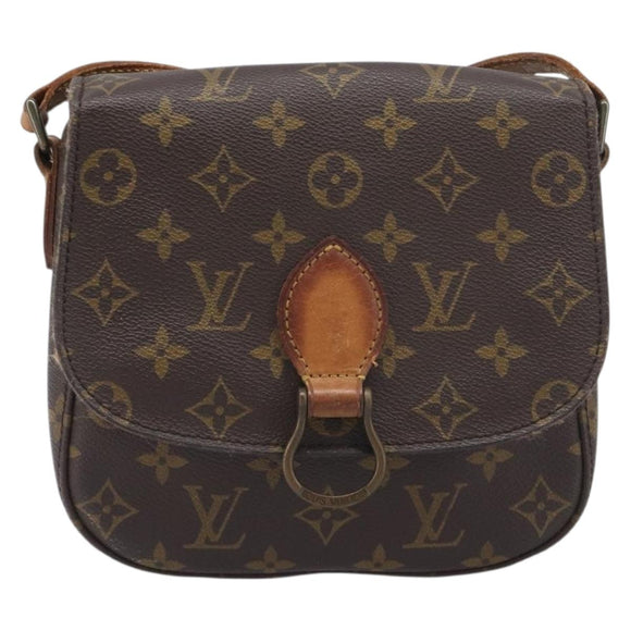 LOUIS VUITTON Monogram Saint Cloud MM Shoulder Bag M51243 LV Auth 198907