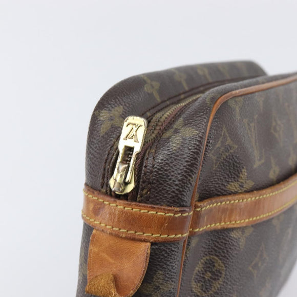LOUIS VUITTON Monogram Compiegne 28 Clutch Bag M51845 LV Auth 198909