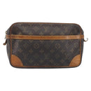 LOUIS VUITTON Monogram Compiegne 28 Clutch Bag M51845 LV Auth 198909-13