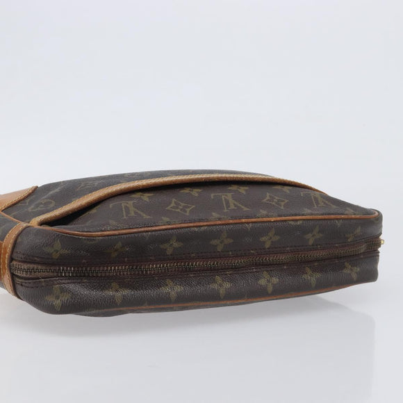 LOUIS VUITTON Monogram Compiegne 28 Clutch Bag M51845 LV Auth 198909