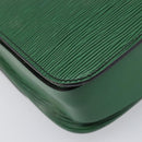 LOUIS VUITTON Epi Cartouchiere MM Shoulder Bag Green M52244 LV Auth 198910-17
