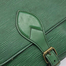 LOUIS VUITTON Epi Cartouchiere MM Shoulder Bag Green M52244 LV Auth 198910-18