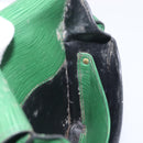 LOUIS VUITTON Epi Cartouchiere MM Shoulder Bag Green M52244 LV Auth 198910-22