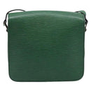 LOUIS VUITTON Epi Cartouchiere MM Shoulder Bag Green M52244 LV Auth 198910-2