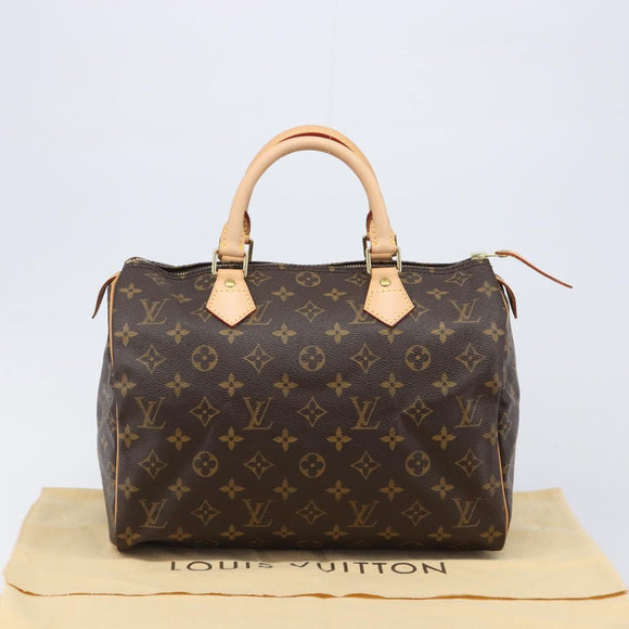 LOUIS VUITTON Monogram Speedy 30 Hand Bag M41526 LV Auth 198912A