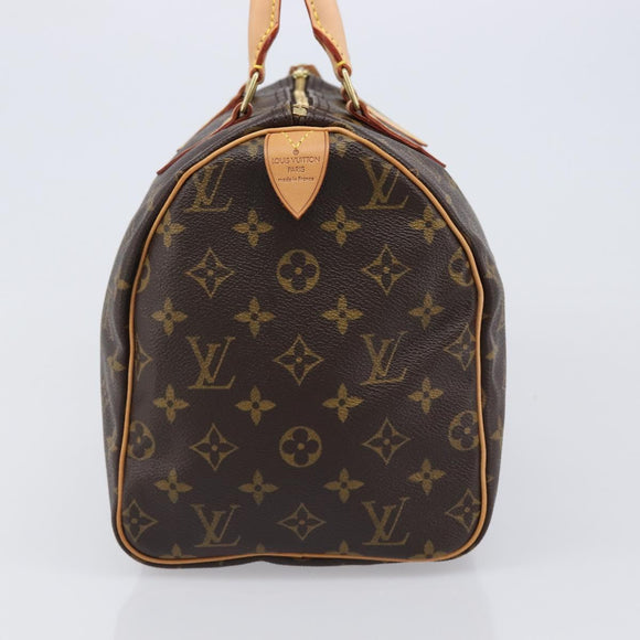 LOUIS VUITTON Monogram Speedy 30 Hand Bag M41526 LV Auth 198912A