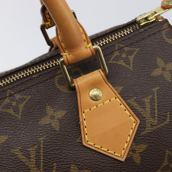 LOUIS VUITTON Monogram Speedy 25 Hand Bag M41528 LV Auth 198913A