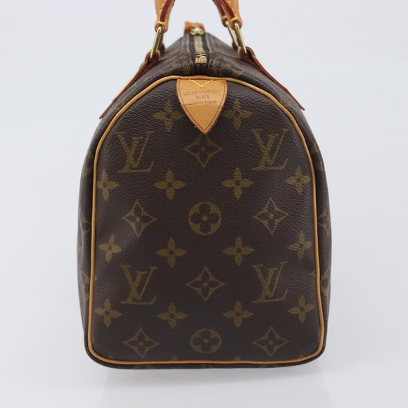 LOUIS VUITTON Monogram Speedy 25 Hand Bag M41528 LV Auth 198913A