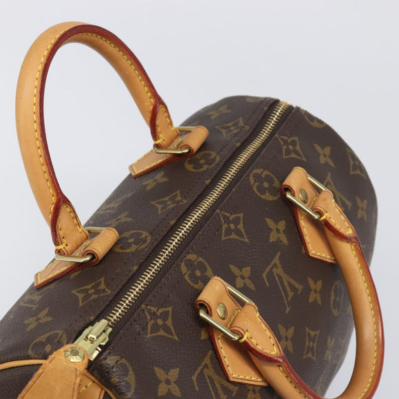 LOUIS VUITTON Monogram Speedy 25 Hand Bag M41528 LV Auth 198913A