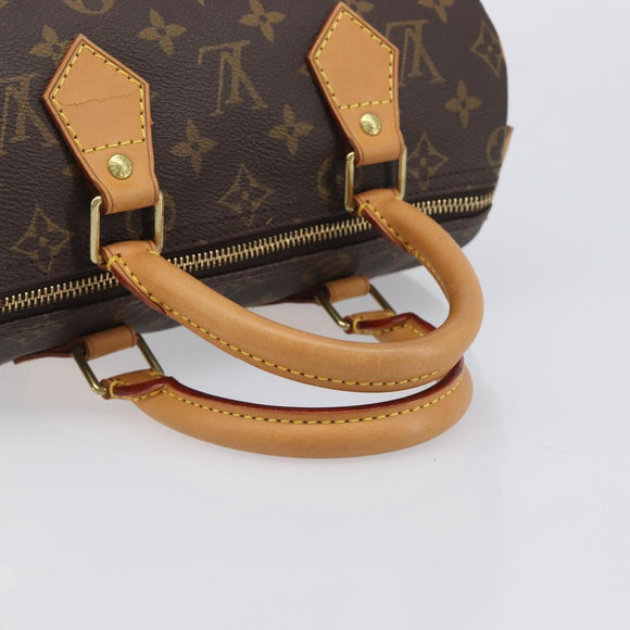 LOUIS VUITTON Monogram Speedy 25 Hand Bag M41528 LV Auth 198913A