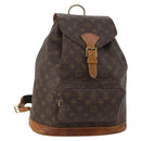 LOUIS VUITTON Monogram Montsouris GM Backpack M51135 LV Auth 198914-1