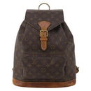 LOUIS VUITTON Monogram Montsouris GM Backpack M51135 LV Auth 198914-13