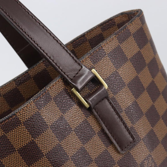 LOUIS VUITTON Damier Ebene Vavin GM Tote Bag N51169 LV Auth 198915