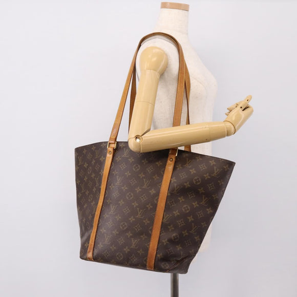 LOUIS VUITTON Monogram Sac Shopping Tote Bag M51108 LV Auth 198918