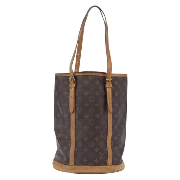 LOUIS VUITTON Monogram Bucket GM Shoulder Bag M42236 LV Auth 198919