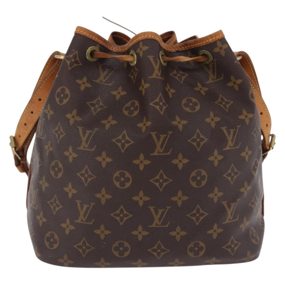 LOUIS VUITTON Monogram Petit Noe Shoulder Bag M42226 LV Auth 198921