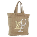 LOUIS VUITTON That's Love MM Tote Bag Canvas Brown M95466 LV Auth 198927A-1
