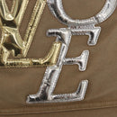 LOUIS VUITTON That's Love MM Tote Bag Canvas Brown M95466 LV Auth 198927A-17