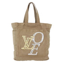 LOUIS VUITTON That's Love MM Tote Bag Canvas Brown M95466 LV Auth 198927A-2