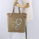 LOUIS VUITTON That's Love MM Tote Bag Canvas Brown M95466 LV Auth 198927A-26